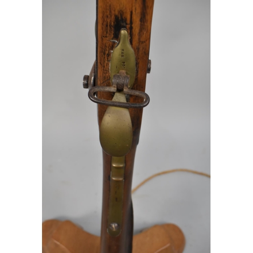 157 - Of Military Interest: A Russian 1844 Pattern Percussion Musket now Converted to Standard Lamp