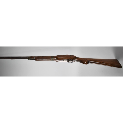 113 - A 19th century Percussion Cap Rifle for Display Purposes Only, Movement Not Working, 111cms Long