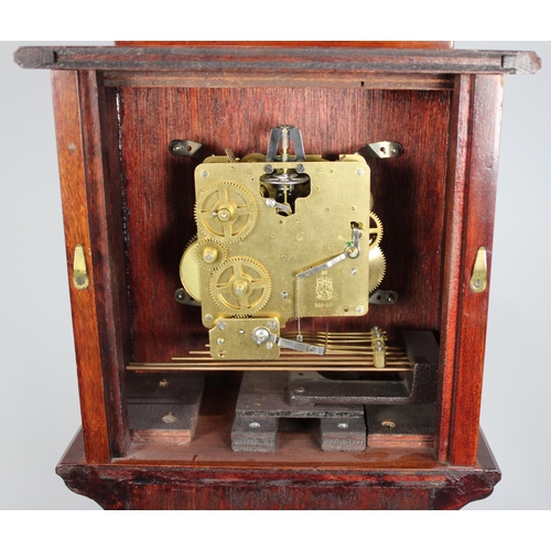 163 - A Late 20th century Grandmother Clock with Westminster Chime Movement