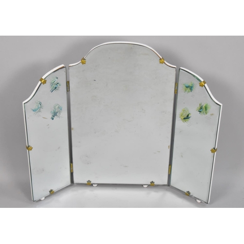 238 - A Mid 20th Century Triple Dressing Table Mirror