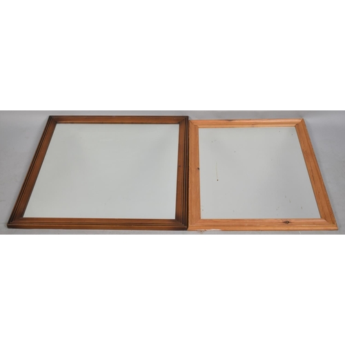 239 - Two Modern wall Mirrors, Largest 67x70cms