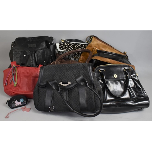 344 - A Collection of Various Ladies Handbags to Include Radley Examples etc