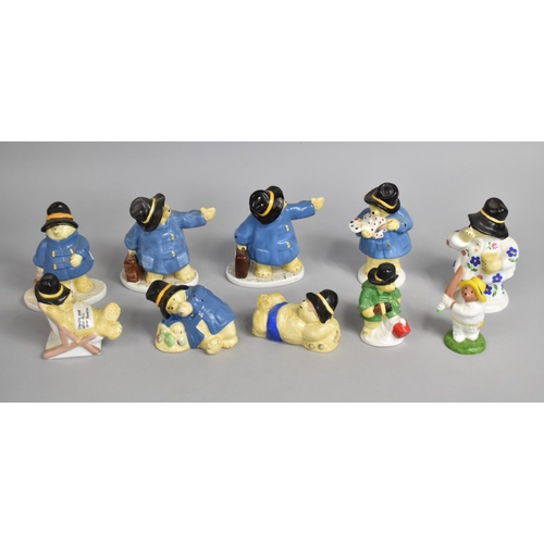 358 - A Collection of Coalport Paddington Bear Figures, Some AF.