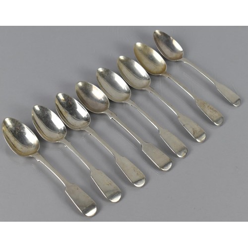 184 - A Collection of Eight Georgian and Victorian Teaspoons, 163g