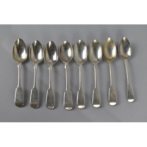 184 - A Collection of Eight Georgian and Victorian Teaspoons, 163g