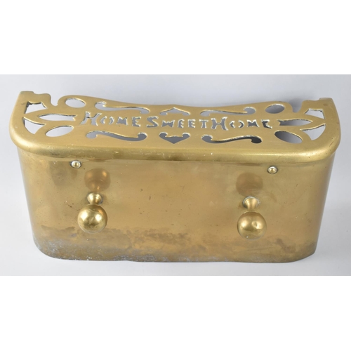 83 - A Brass Fire Front Having Pierced Top 