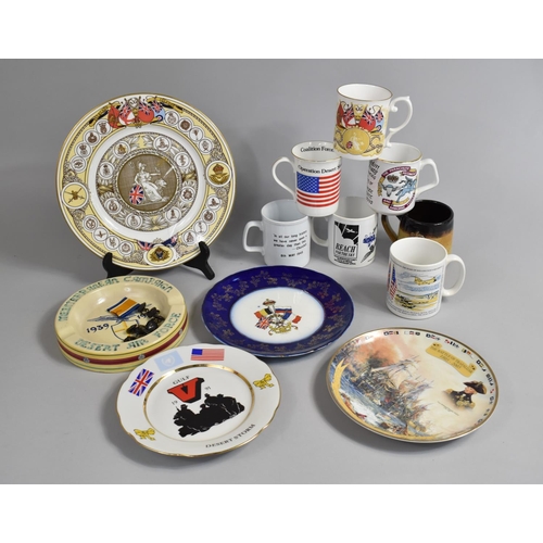 318 - A Collection of Commemorative China to Comprise Mugs, Plates, 