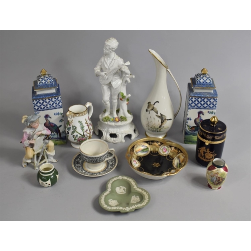 321 - A Collection of Various Ceramics to Comprise Pair of Coronaware 