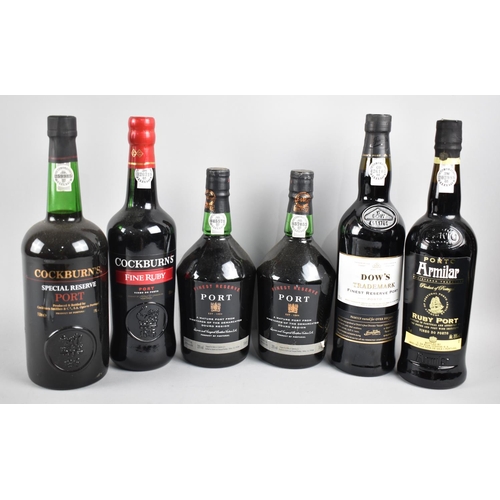 140 - Six Bottles of Port to include Dow's, Cockburns, Marks and Spencer etc