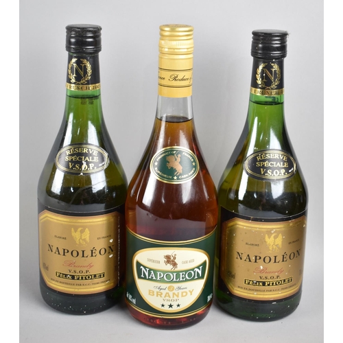 147 - Three Bottles of Napoleon Brandy