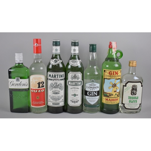 149 - A Collection of Mixed Spirits to include Gordons Gin, Tequila, Heritage London Gin, Ouzo, Spanish Gi... 