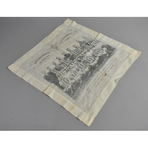 175 - A Vintage Printed Handkerchief, West Bromwich Albion FC FA Cup Finalists, 1931