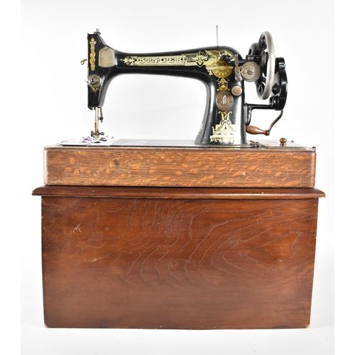 183 - A Manual Singer Sewing Machine, No. F5083710