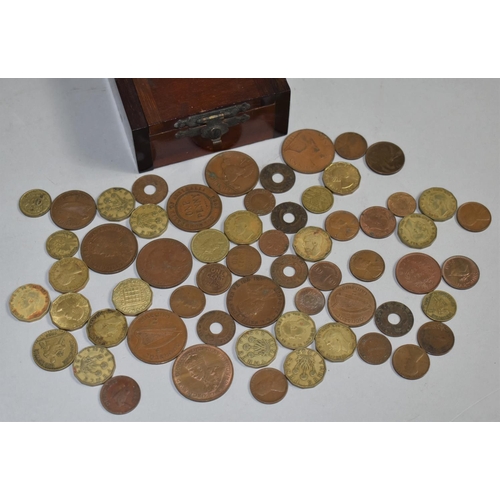 255 - A Collection of Various Vintage Copper Coinage etc