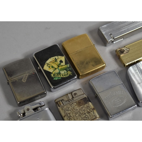 284 - A Collection of Various Vintage and Modern Pocket Cigarette Lighters (We are Unable to Post this Lot... 