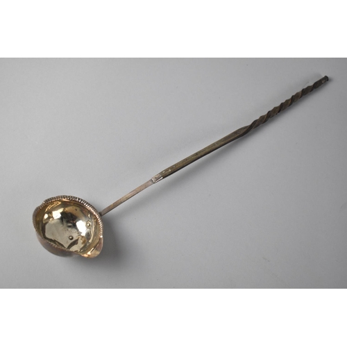 425 - A Georgian Toddy Ladle with Baleen Handle