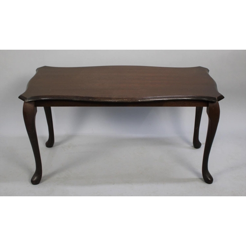 538 - A Small Mahogany Rectangular Coffee Table, 75cms Wide