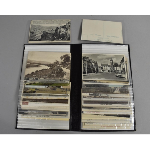 171 - A Postcard Album Containing Various Early 20th and Later Postcards on a Topic of Wales, Mainly Monum... 