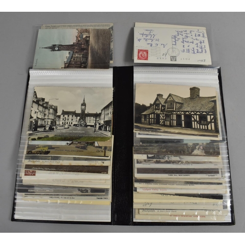 171 - A Postcard Album Containing Various Early 20th and Later Postcards on a Topic of Wales, Mainly Monum... 