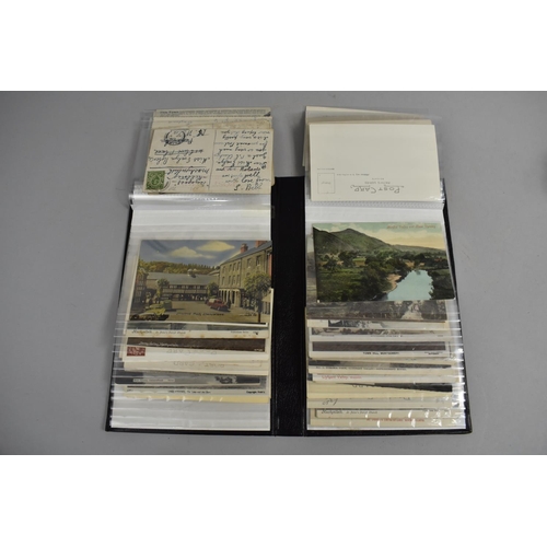 171 - A Postcard Album Containing Various Early 20th and Later Postcards on a Topic of Wales, Mainly Monum... 