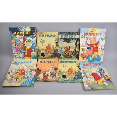 173 - A Collection of Eight Rupert Annuals