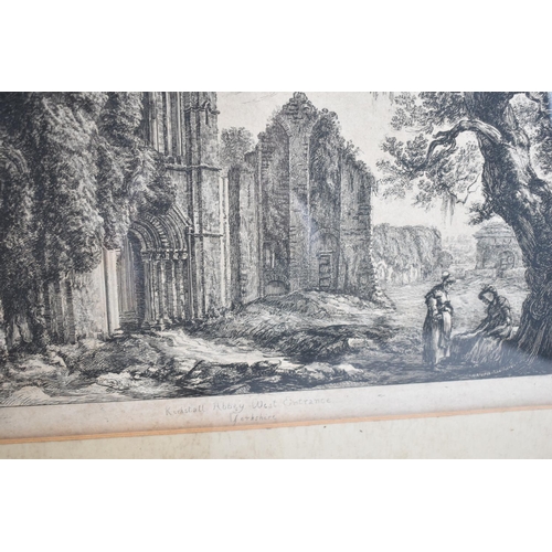 190 - Three Framed Early 19th Century Engravings by George Cuitt , 