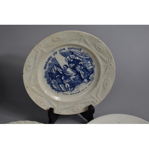 291 - A Collection of Various 18th/19th Century Transfer Printed Plates and Dishes to comprise Religious S... 