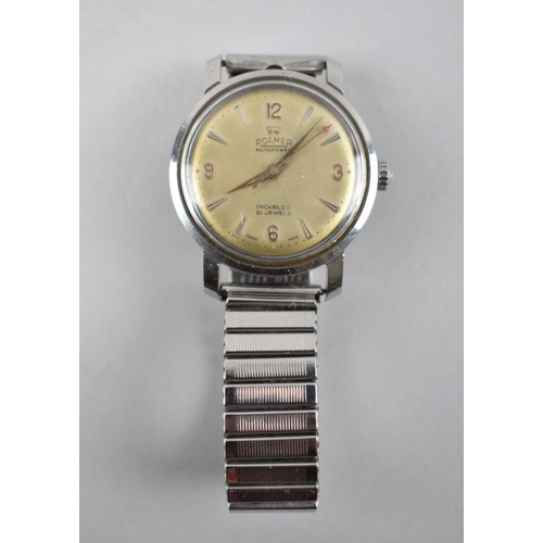 407 - A Vintage Roamer Incabloc 21 Jewel Wrist Watch, 