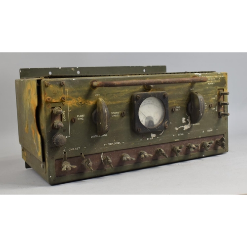 424 - A Vintage War Department Power Distribution Unit with Crowfoot Mark and Numbered ZA46174, 41cms High