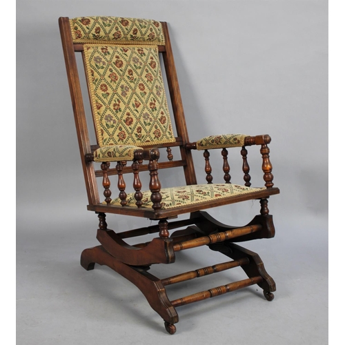 506 - An Edwardian American Rocking Chair