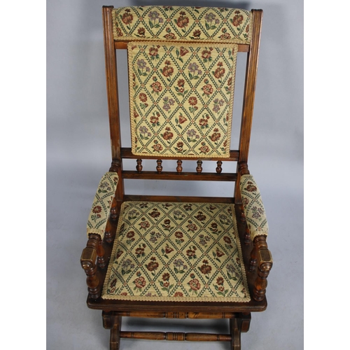 506 - An Edwardian American Rocking Chair