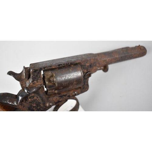 86 - A Rare 54 Bore 5 Shot Percussion Cap Revolver by Beaumont Adams, Barrel Engraved for John Blysset?, ... 