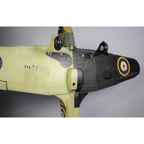 3 - A Model Body of a RAF Hurricane Fighter Plane, Some Condition Issues, No Internals and No Propeller,... 