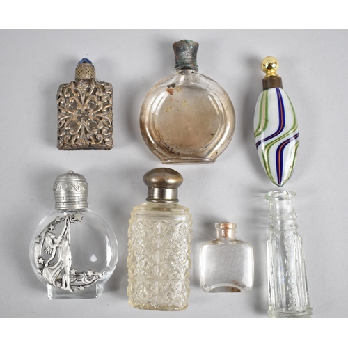 360 - A Collection of Various Scent Bottles to Comprise Venetian Glass Scent Bottle of Oval Form, Glass an... 