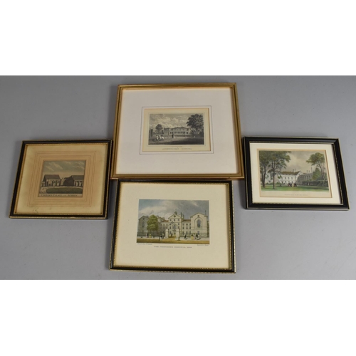 365 - A Collection of Various 19th Century Framed Engravings to Include 