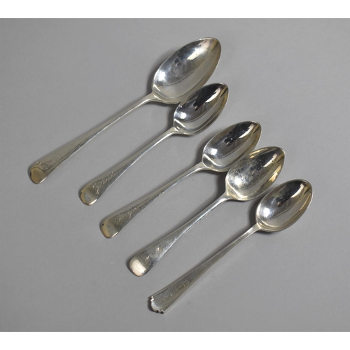 372 - A Collection of Various Silver Spoons, Various Hallmarks, 129g