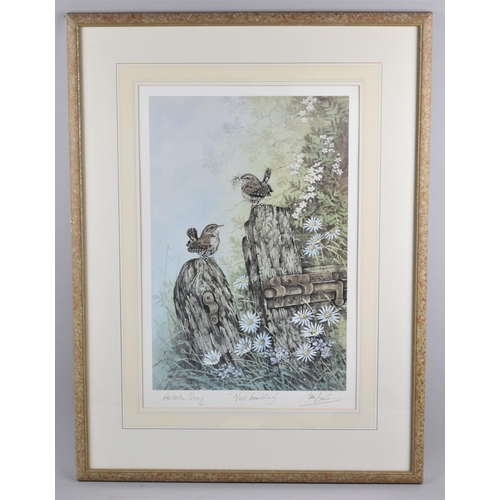 449 - A Framed Artist's Proof Print by Jan Bowles, Nest Building, 32x48cm