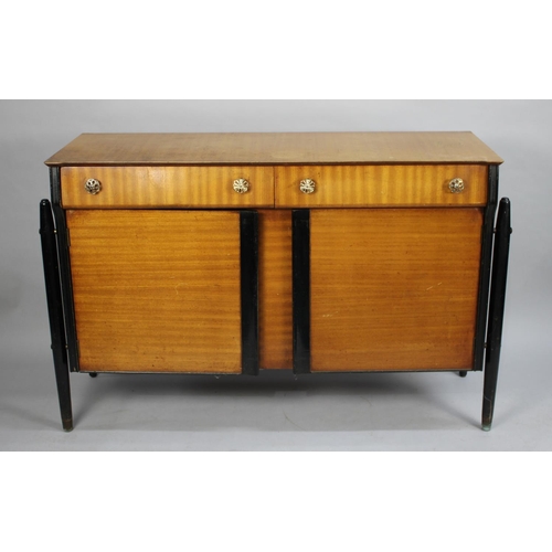 459 - A 1960's Two Drawer Sideboard by Glendale, 125cm wide