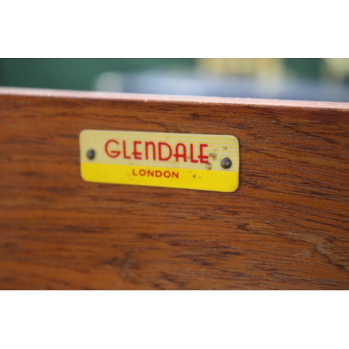 459 - A 1960's Two Drawer Sideboard by Glendale, 125cm wide