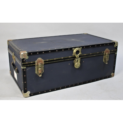 481 - A Mid 20th Century Travelling Trunk, 90cm wide