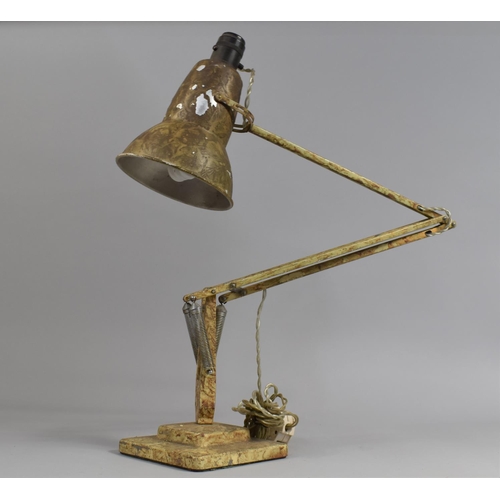 129 - A Vintage Scumble Glaze Anglepoise Lamp by Herbert Terry