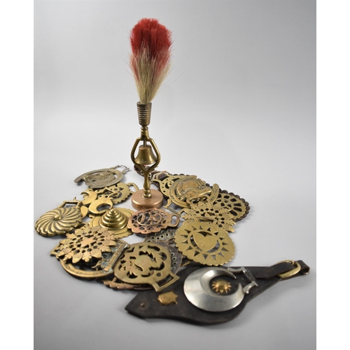 213 - A Collection of Various Horse Brasses, Plume, Bell etc