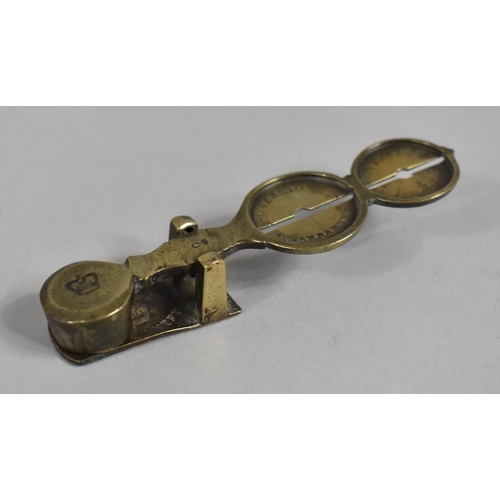 69 - A Set of 19th Century Brass Sovereign and Half Sovereign Scales by Charles Symmons, Birmingham 1835