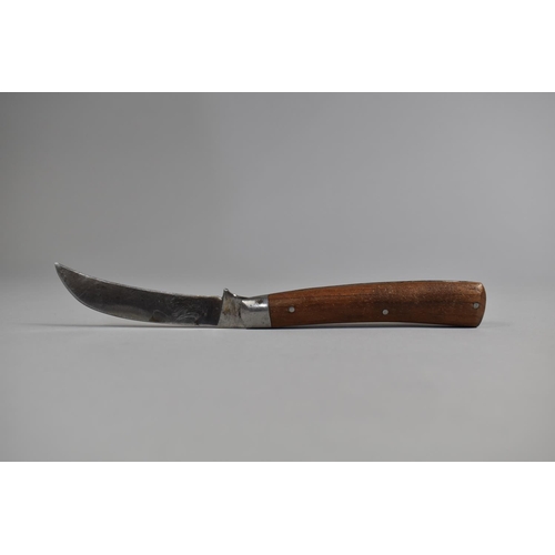 76 - A Folding Pruning Knife by Saynor together with a Similar Two Bladed Knife