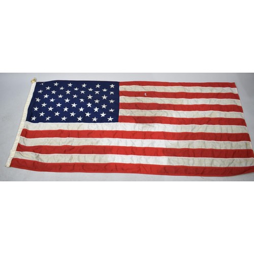 234 - A Large Stitched American Flag, 177x83cm