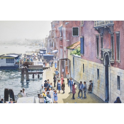 379 - Robert A Fraser, Watercolour, Venice, Framed and Glazed, 50x34cm