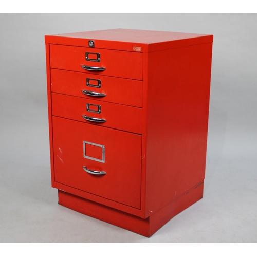 499 - A Mid/Late Rymann Metal Filing/Stationery Cabinet, 47cm wide