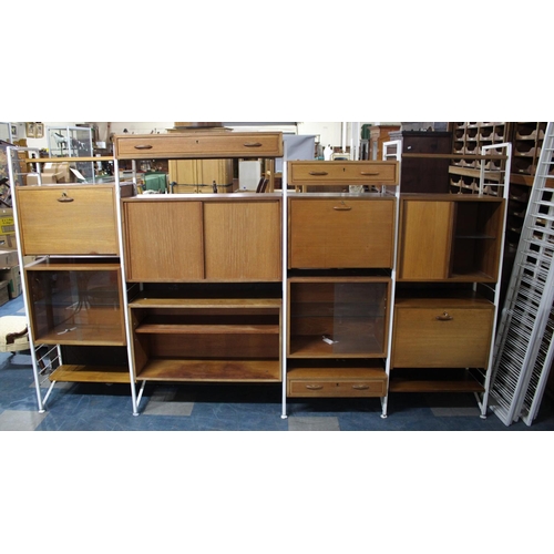A Large Collection of Vintage Staples Ladderax Units, Shelves, Cabinets ...