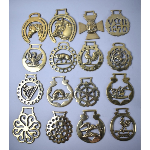 72 - A Collection of Victorian Period Horse Brasses