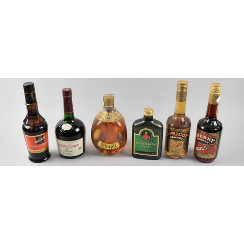 88 - A Collection of Various Whiskies and Brandies to Include Dimple